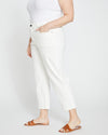 Etta High Rise Straight Leg Jeans 28 Inch - White Image Thumbnmail #4