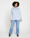 Farrah High Rise Flared Jeans - Western Blue Wash Image Thumbnmail #5