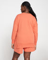 Fiona Open Side Sweatshirt - Aperol Image Thumbnmail #4