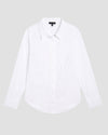 Elbe Stretch Poplin Shirt Classic Fit - White Image Thumbnmail #2