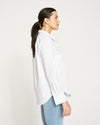 Elbe Stretch Poplin Shirt Classic Fit - White Image Thumbnmail #6