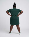 Halie T—Shirt Dress - Forest Green Image Thumbnmail #6