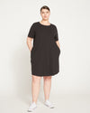 Halie T-Shirt Dress - Black Image Thumbnmail #1