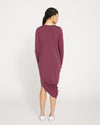 Iconic Long Sleeve V-Neck Geneva Dress - Jam Image Thumbnmail #4