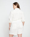 Juniper Linen Easy Pull-On Shorts - White Image Thumbnmail #6