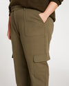 Karlee Stretch Cotton Twill Cargo Pants - Ivy Image Thumbnmail #2