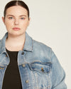 Kelsey Denim Jacket - Light Blue Image Thumbnmail #7