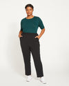 All Day Pull On Cigarette Pants - Black Image Thumbnmail #1