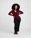 Phebe Sweater - Black Cherry Image Thumbnmail #5