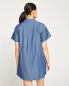 Perfect Tencel Chambray Short Sleeve Shirt - Midnight Blue Image Thumbnmail #6