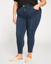 Debbie High Rise Seam Skinny Jeans - Dark Indigo Image Thumbnmail #4