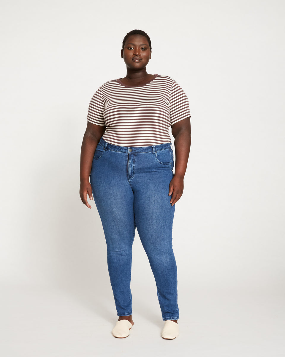 Seine High Rise Skinny Jeans 27 Inch True Blue Universal Standard
