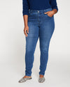 Seine Mid Rise Skinny Jeans 32 Inch - True Blue Image Thumbnmail #2