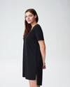 Tesino Washed Jersey Dress - Black Image Thumbnmail #3