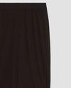 Petite Ribbed Jersey Danube Skirt - Black Image Thumbnmail #2