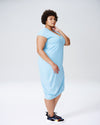 Geneva V-Neck Dress - Carolina Blue Image Thumbnmail #2