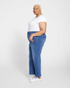 Jackie High Rise Cropped Jeans - True Blue Wash Image Thumbnmail #4