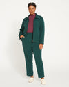 Tailored Zip Jacket - Forest Green Image Thumbnmail #2