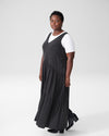 Emily Cupro Maxi Dress - Black Image Thumbnmail #3
