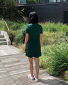 Halie T—Shirt Dress - Forest Green Image Thumbnmail #8
