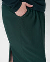 Blair Swiss Dot Chiffon Skirt - Forest Green Image Thumbnmail #3