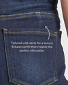 Joni High Rise Curve Slim Leg Jeans 27 Inch - Vintage Indigo Image Thumbnmail #7