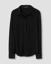 Elbe Popover Liquid Jersey Shirt Classic Fit - Black Image Thumbnmail #3