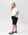 Paloma Linen Shorts - Black Image Thumbnmail #3
