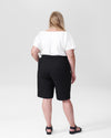 Paloma Linen Shorts - Black Image Thumbnmail #4