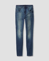 Logan High Rise 5 Pocket Vintage Jeans - Distressed Blue Image Thumbnmail #2