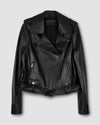 Leeron Leather Moto Jacket - Black Image Thumbnmail #1