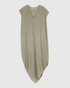 Iconic Geneva V-Neck Dress - Pistachio Image Thumbnmail #1
