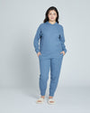 Light N Fluffy Waffle Knit Hoodie - Pacific Image Thumbnmail #1